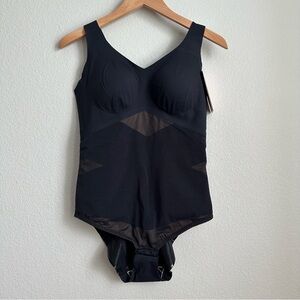 Honeylove Tank Black Bodysuit XL New